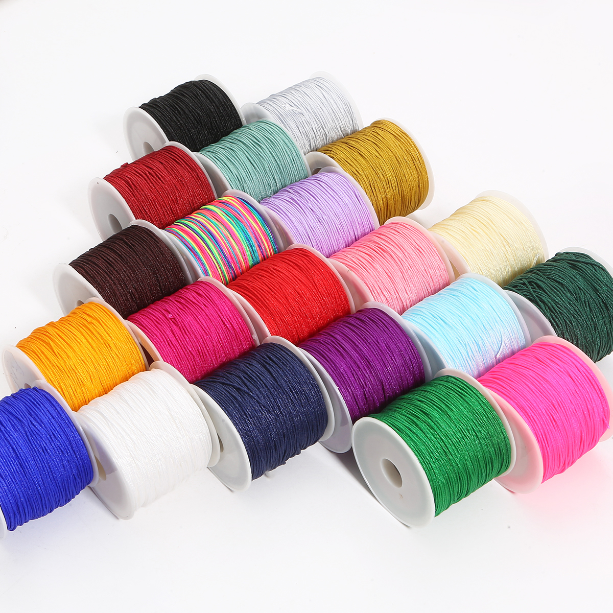 Beaded Trim Fringe - 0.8mm 45m Crafts Nylon Cord For