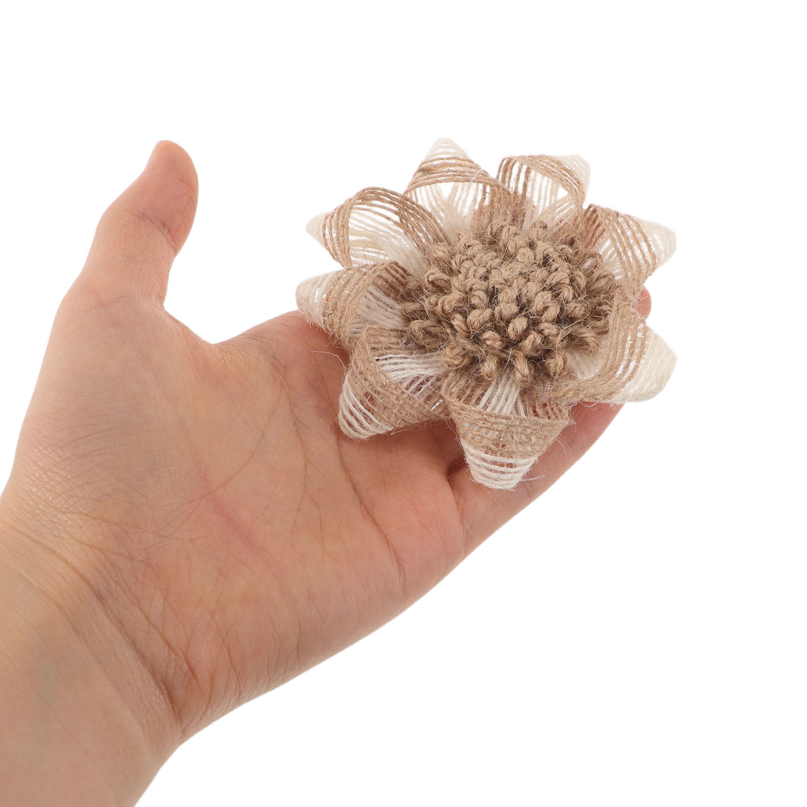 Embellish Craft - 9Pcs Craft Flowers Burlap: Vintage Jute