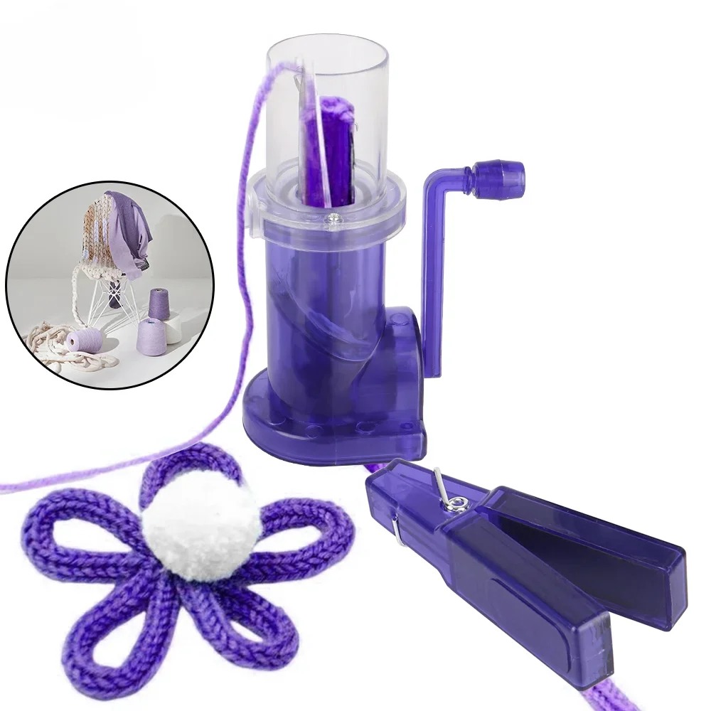 Portable Hand Knitting Machine - Pom Pom Maker Tool บทวิจารณ์และราคา