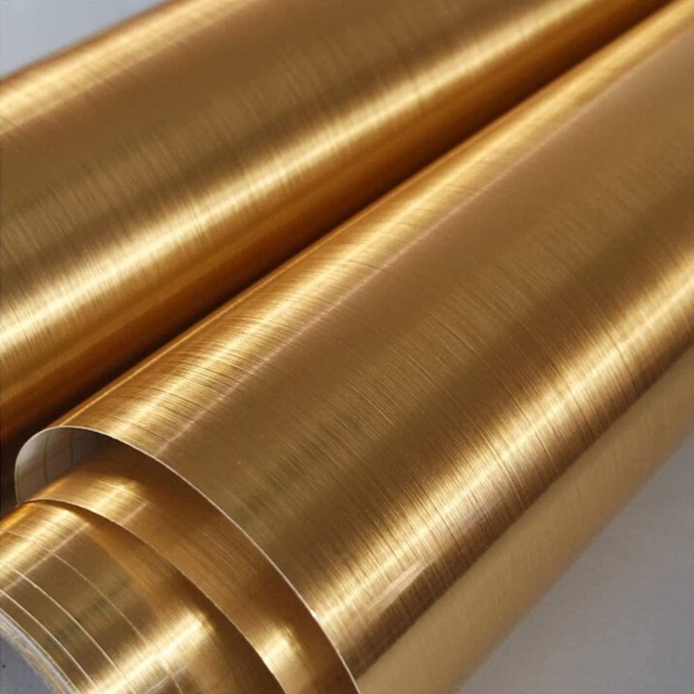 Gold Wallpaper Self-Adhesive C - Glitter Vinyl Roll บทวิจารณ์และราคา
