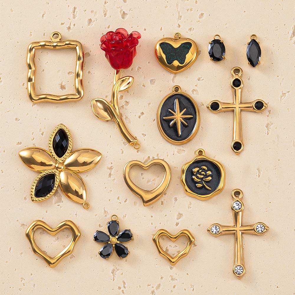 2pcs Stainless Steel Flower Cr - Embellishment Crafts บทวิจารณ์และราคา
