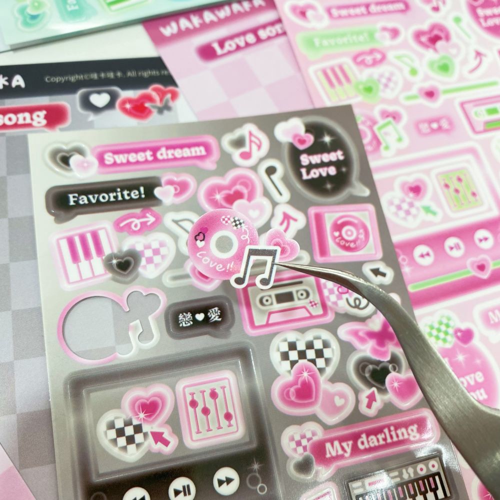 SCRAPBOOK Music Decorative STI - Glitter Vinyl Roll บทวิจารณ์และราคา