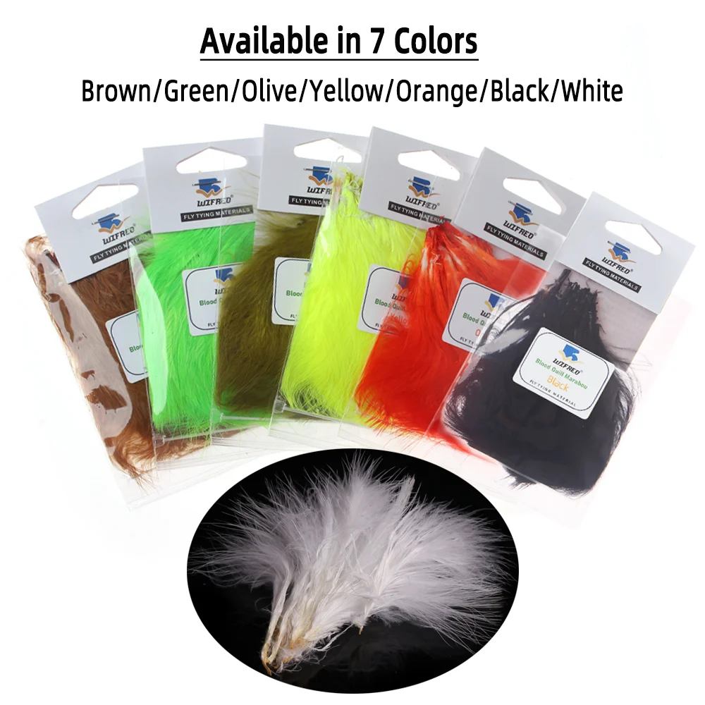 Wifreo 2packs Blood Quill Mara - Feather Trim Marabou บทวิจารณ์และราคา