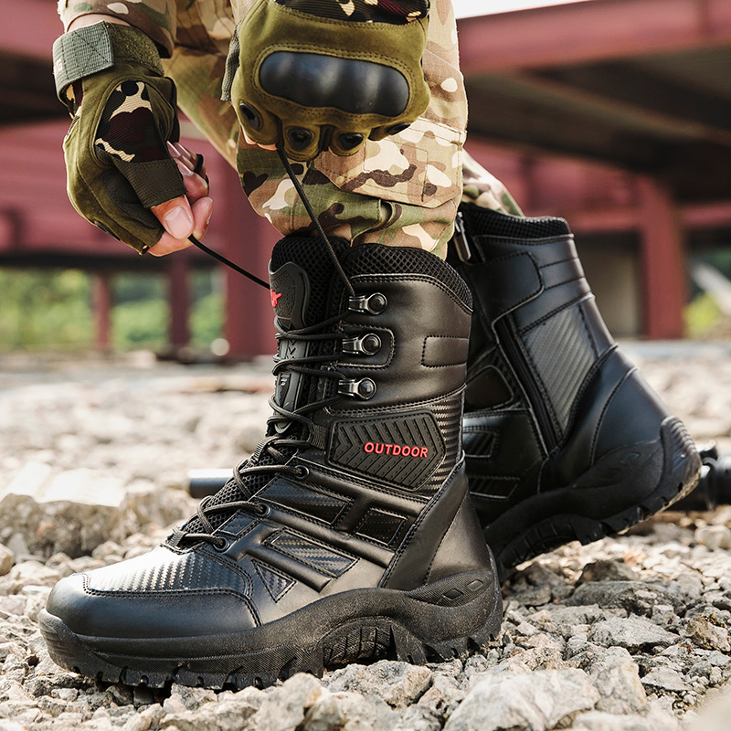 actical Military Boots Large S - Guipure Lace Panel บทวิจารณ์และราคา