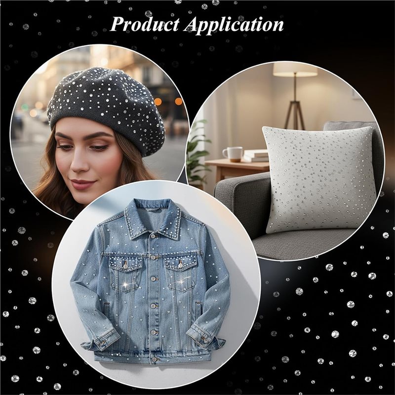 A64Z Rhinestone Sheets 10 Iron - Hotfix Rhinestone Sheet บทวิจารณ์และราคา