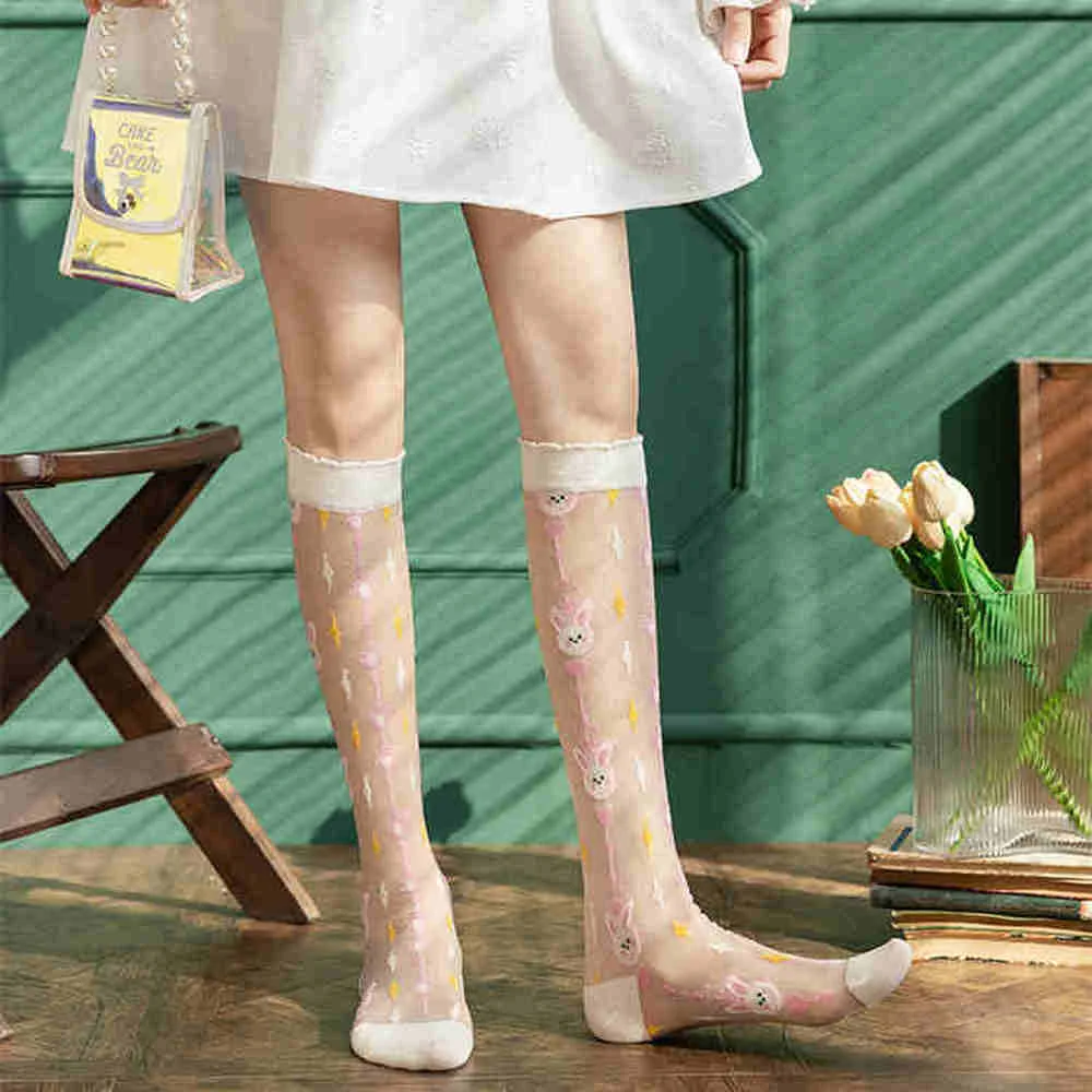 Summer Thin Women Stockings Ul - Crystal Mesh Fabric บทวิจารณ์และราคา