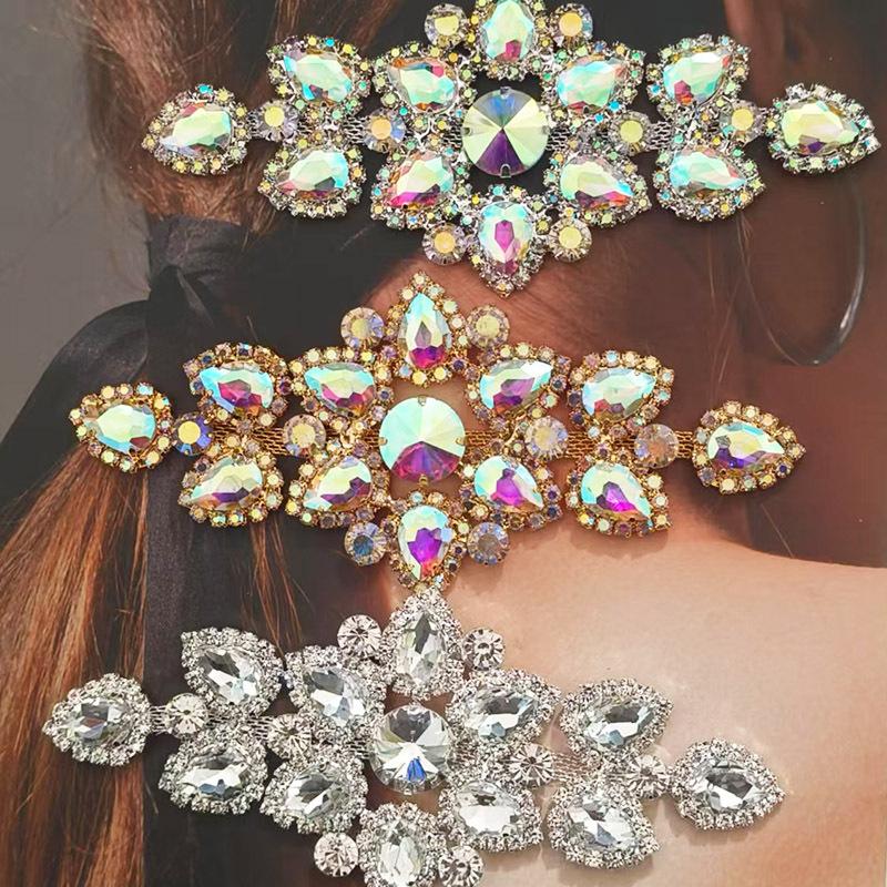 New 1pc Crystal AB Sew On Rhin - Sew On Rhinestone บทวิจารณ์และราคา