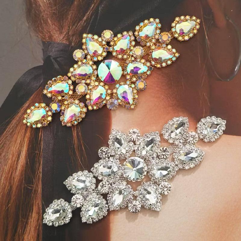New 1pc Crystal AB Sew On Rhin - Sew On Rhinestone บทวิจารณ์และราคา