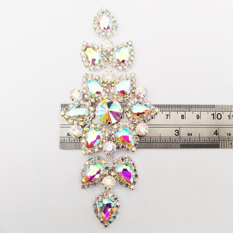 New 1pc Crystal AB Sew On Rhin - Sew On Rhinestone บทวิจารณ์และราคา