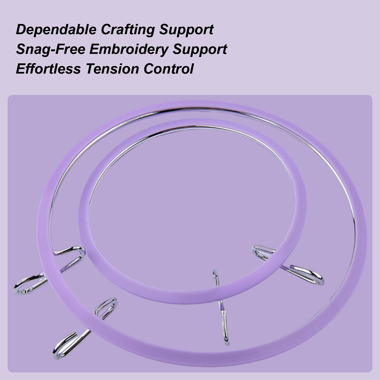 Hoop For Cross Stitching Metal - Embroidery Craft บทวิจารณ์และราคา