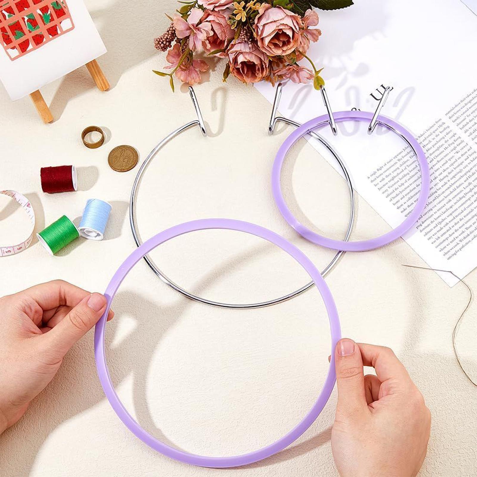 Hoop For Cross Stitching Metal - Embroidery Craft บทวิจารณ์และราคา