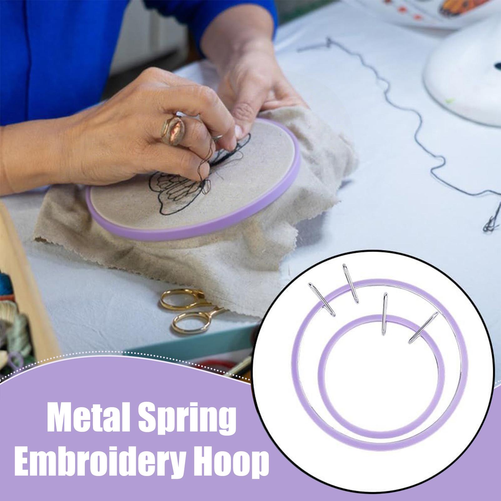 Hoop For Cross Stitching Metal - Embroidery Craft บทวิจารณ์และราคา