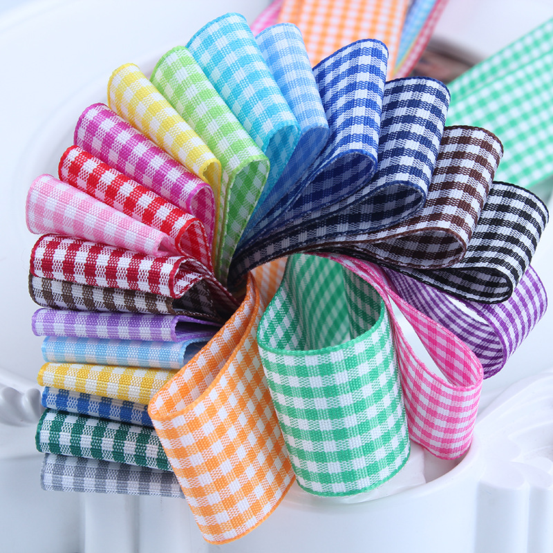 5Yards/Roll Plaid Ribbons Gros - Velvet Ribbon Roll บทวิจารณ์และราคา