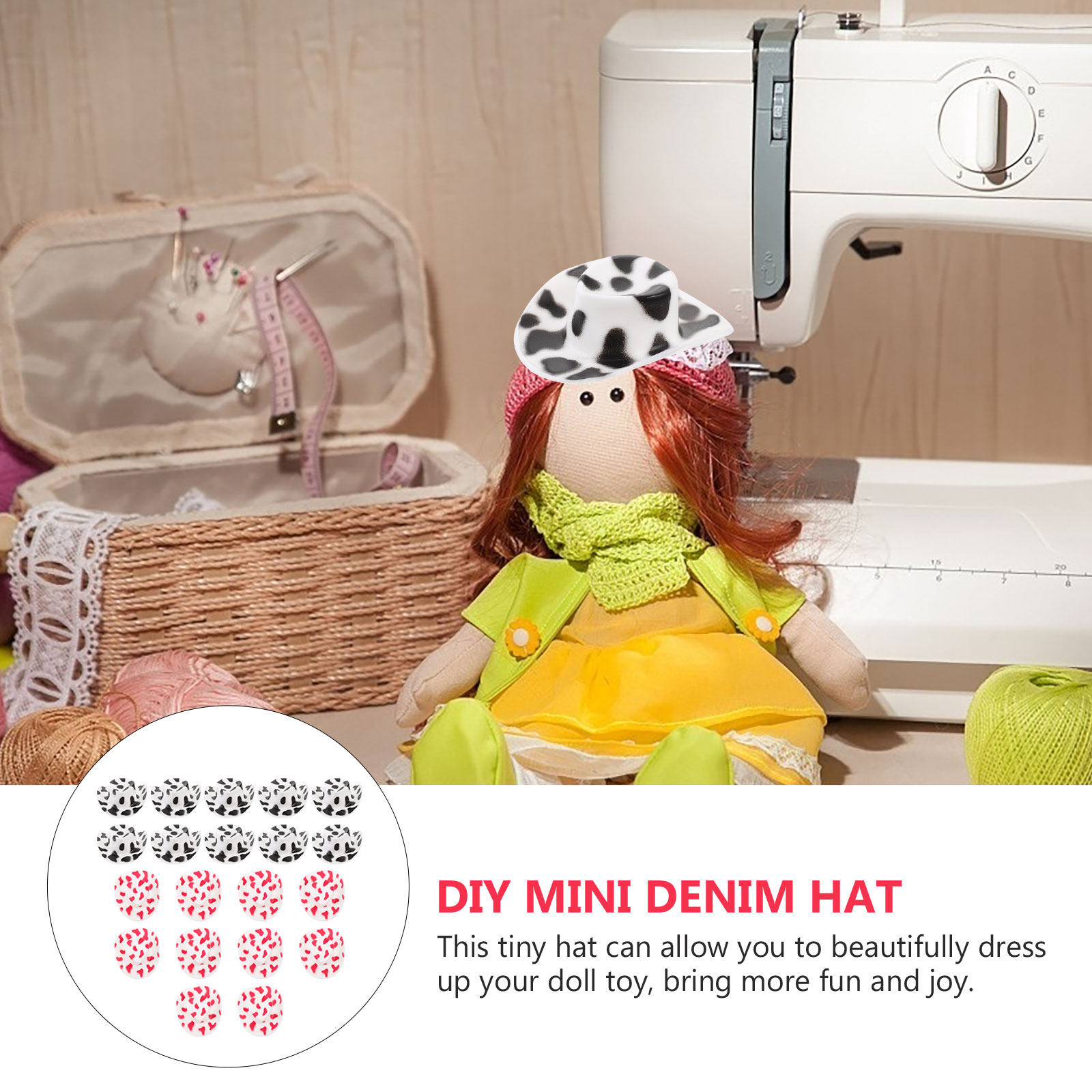 20Pcs Miniature Cowboy Hats Sm - Embellish Craft บทวิจารณ์และราคา