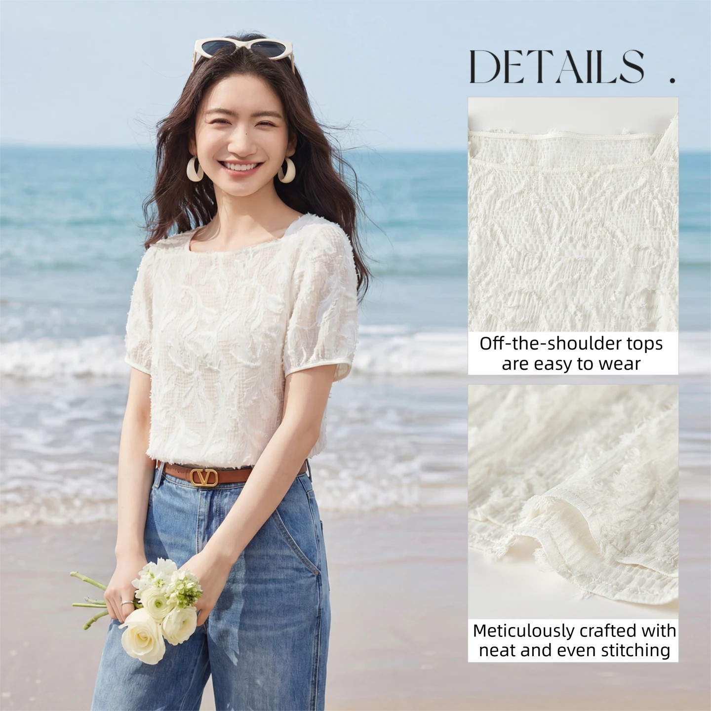 SENTUBILA Women's One-Shoulder - Tassel Fringe Trim บทวิจารณ์และราคา