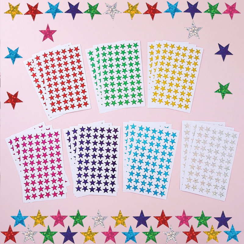 420Pcs Star Stickers Sparkly H - Glitter Vinyl Roll บทวิจารณ์และราคา
