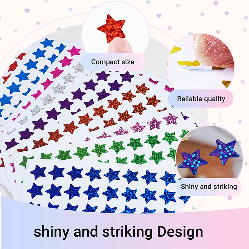 420Pcs Star Stickers Sparkly H - Glitter Vinyl Roll บทวิจารณ์และราคา