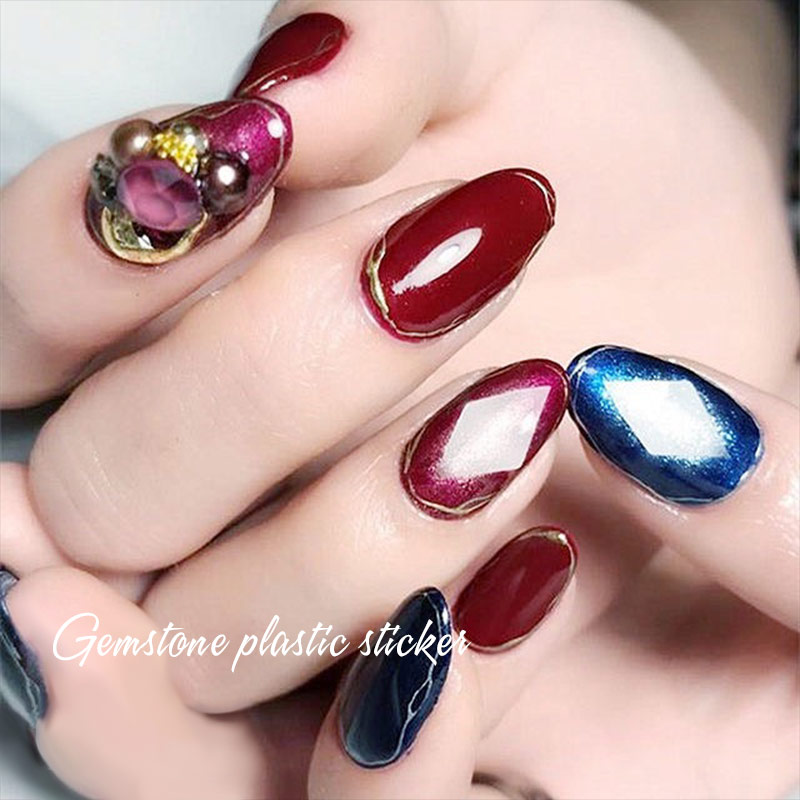 1 Sheet Nail Gemstone Stencil  - Glitter Vinyl Roll บทวิจารณ์และราคา