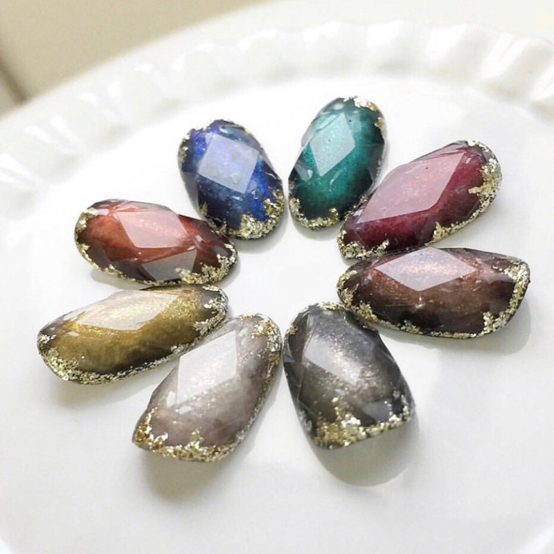 1 Sheet Nail Gemstone Stencil  - Glitter Vinyl Roll บทวิจารณ์และราคา