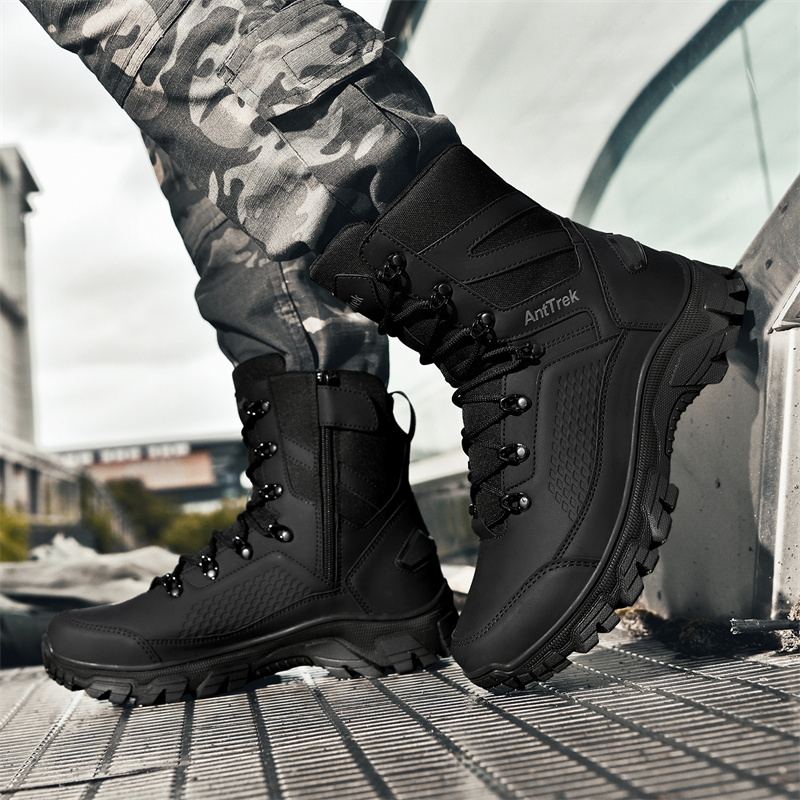 New Men Tactical Boots Hunting - Guipure Lace Panel บทวิจารณ์และราคา
