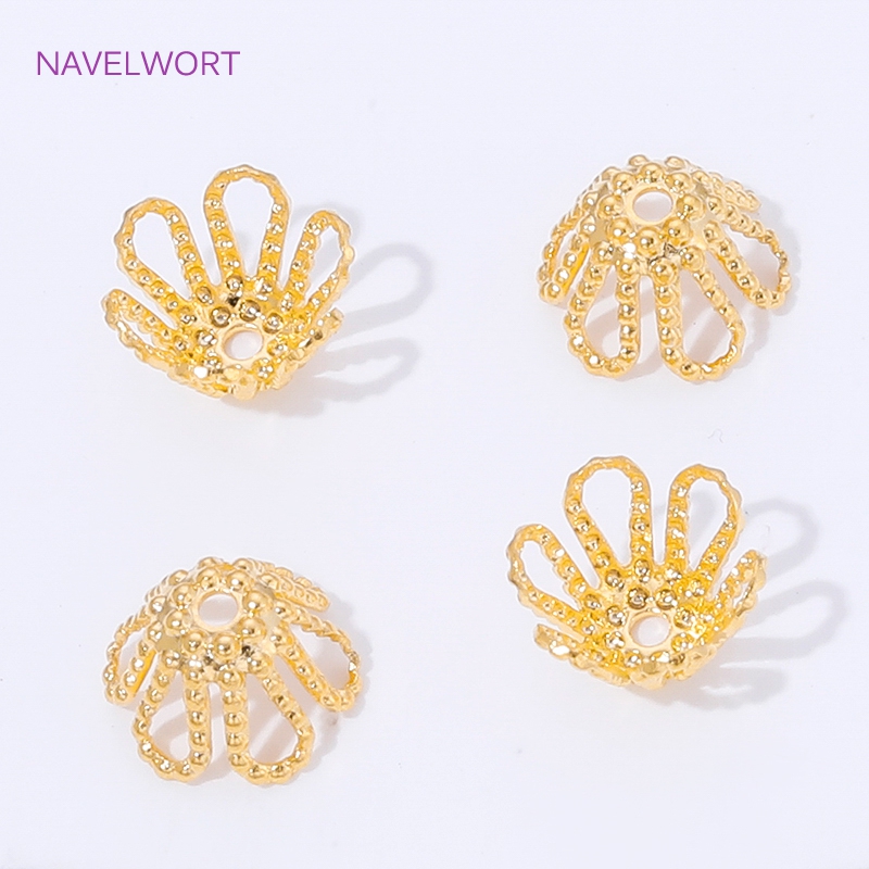 18K Gold Plated Spacer Beads C - Embellishment Crafts บทวิจารณ์และราคา