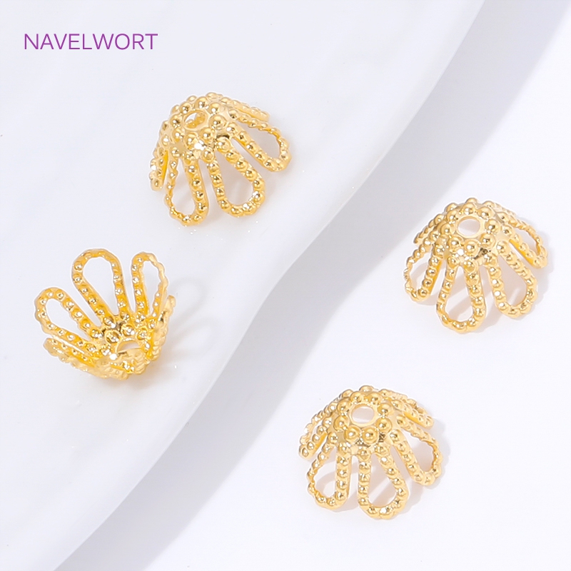 18K Gold Plated Spacer Beads C - Embellishment Crafts บทวิจารณ์และราคา
