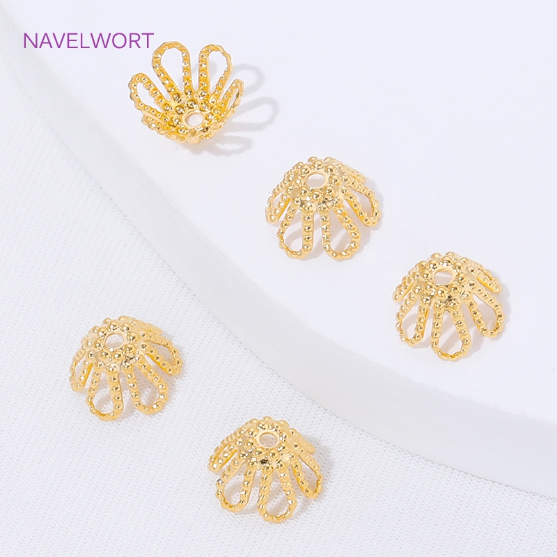 18K Gold Plated Spacer Beads C - Embellishment Crafts บทวิจารณ์และราคา