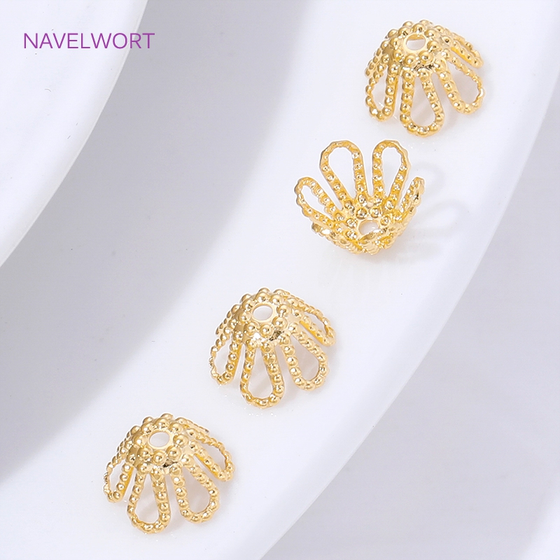 18K Gold Plated Spacer Beads C - Embellishment Crafts บทวิจารณ์และราคา