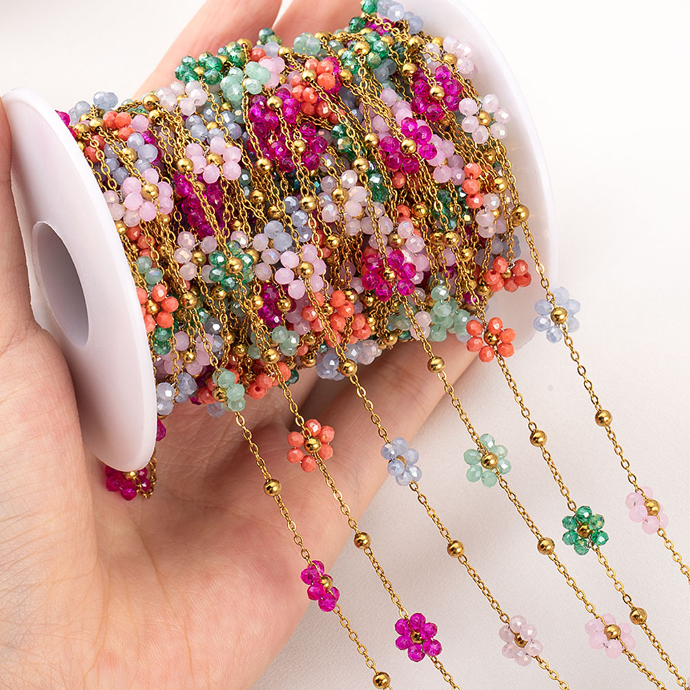 1 Meters Stainless Steel Chain - Embroidery Embellishments บทวิจารณ์และราคา