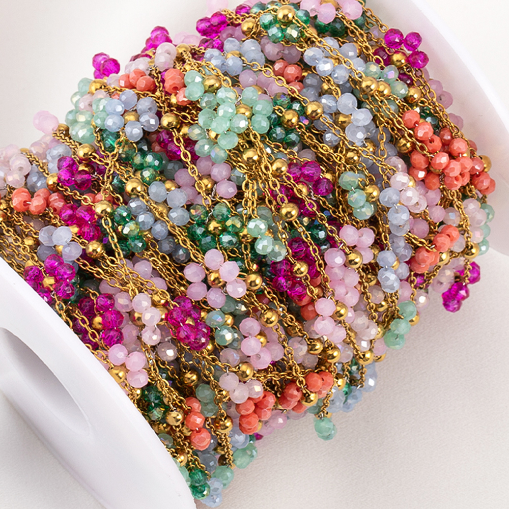 1 Meters Stainless Steel Chain - Embroidery Embellishments บทวิจารณ์และราคา