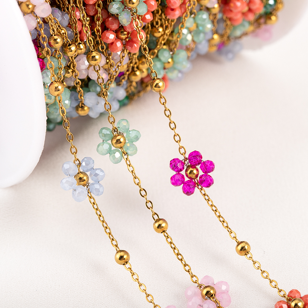 1 Meters Stainless Steel Chain - Embroidery Embellishments บทวิจารณ์และราคา