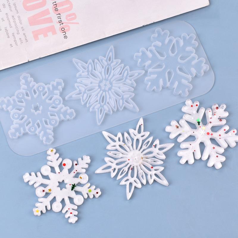 Christmas Hollow Snowflake Orn - Christmas Craft Embellishment บทวิจารณ์และราคา