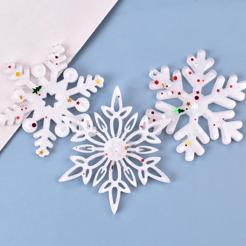 Christmas Hollow Snowflake Orn - Christmas Craft Embellishment บทวิจารณ์และราคา