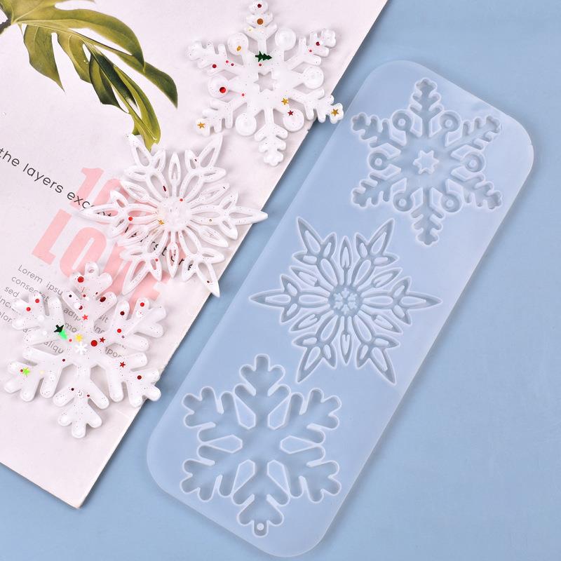 Christmas Hollow Snowflake Orn - Christmas Craft Embellishment บทวิจารณ์และราคา