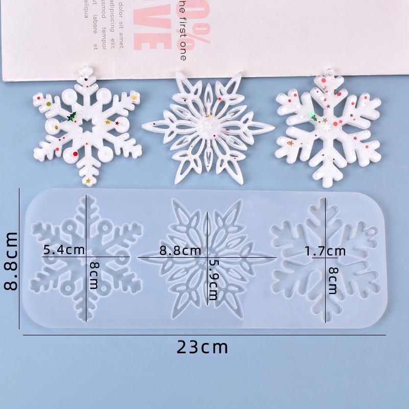Christmas Hollow Snowflake Orn - Christmas Craft Embellishment บทวิจารณ์และราคา