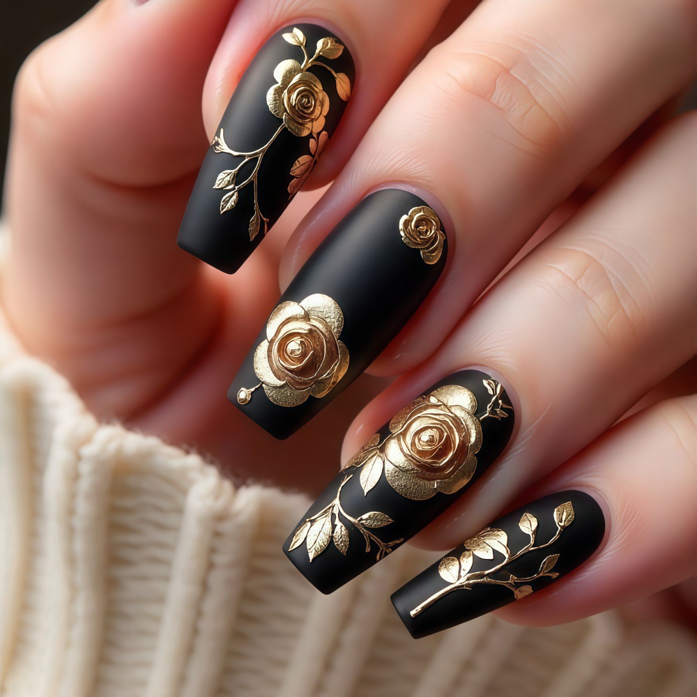 3D fake nails for women girls  - Embroidery Embellishments บทวิจารณ์และราคา