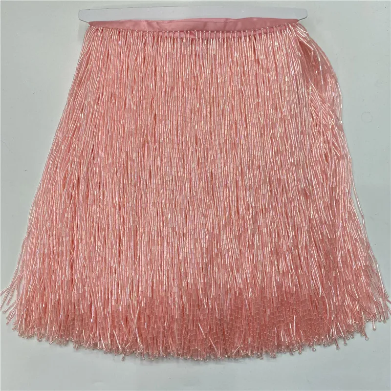 5meters/lot beautiful trim Pol - Beaded Trim Fringe บทวิจารณ์และราคา