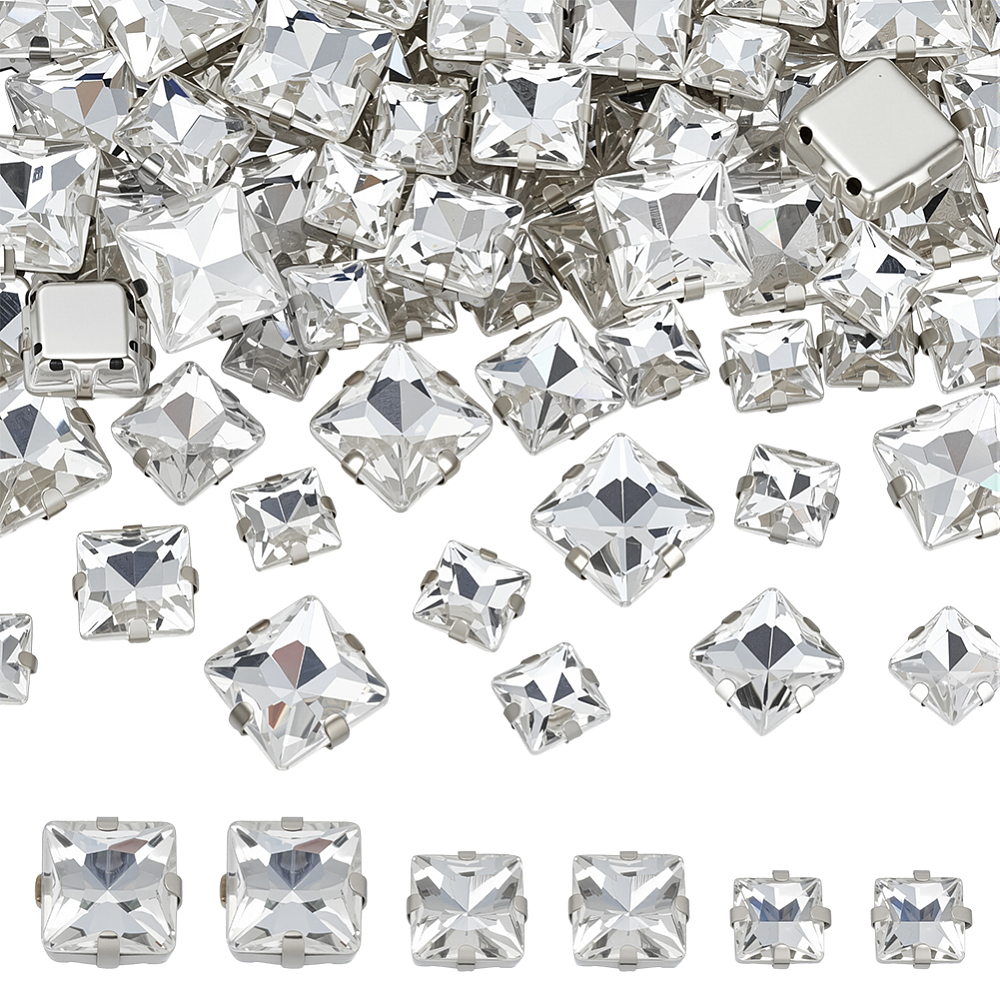 75Pcs Sew on Rhinestone Multi- - Sew On Rhinestone บทวิจารณ์และราคา