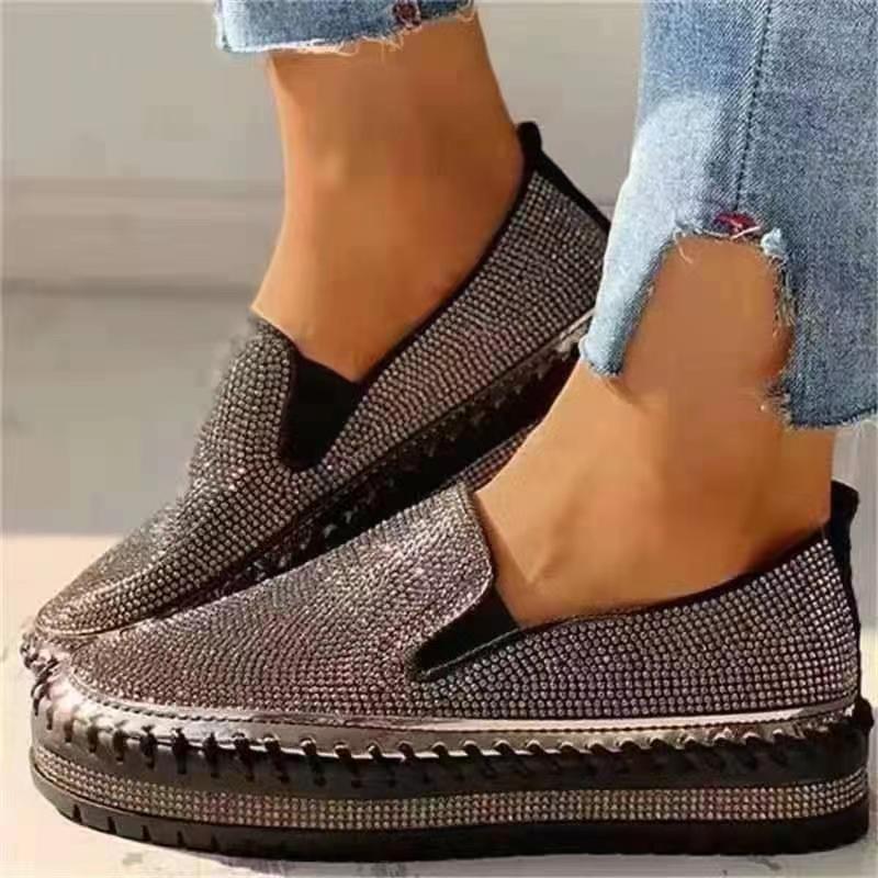 Women's Shoes 2022 Fashion  Fl - Sew On Rhinestone บทวิจารณ์และราคา