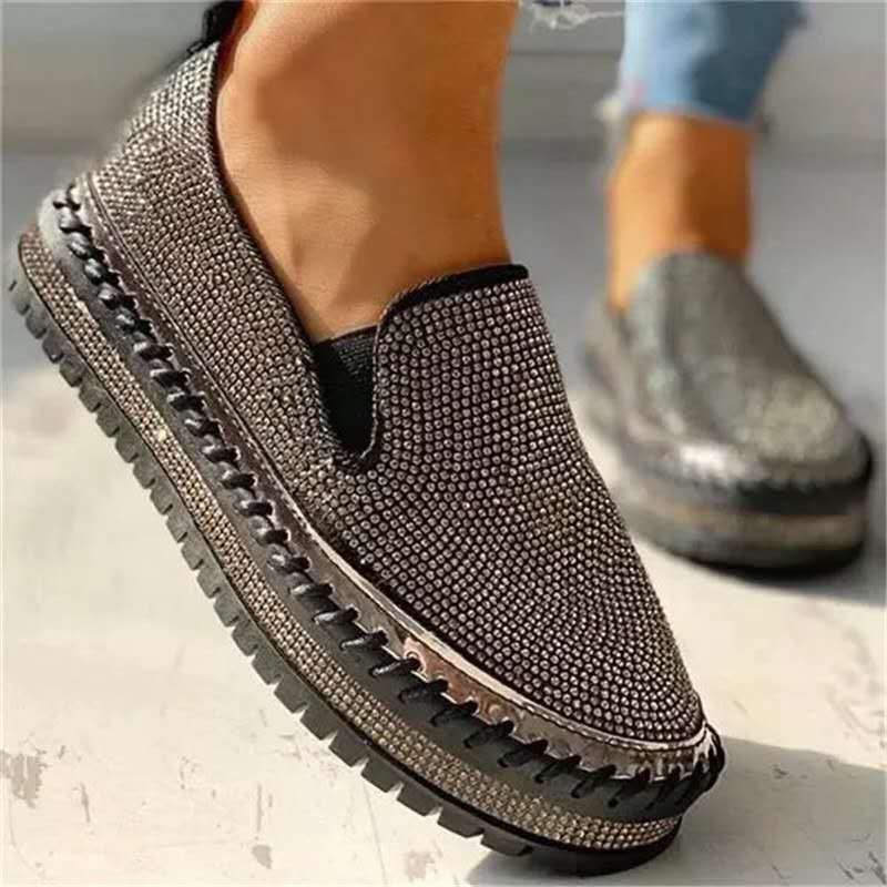 Women's Shoes 2022 Fashion  Fl - Sew On Rhinestone บทวิจารณ์และราคา