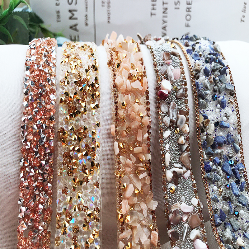 Diamond Band Diy Clothing Code - Crystal Mesh Fabric บทวิจารณ์และราคา