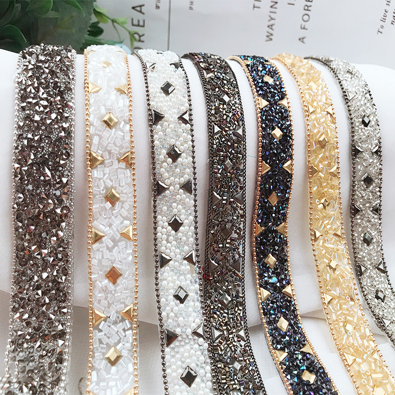 Diamond Band Diy Clothing Code - Crystal Mesh Fabric บทวิจารณ์และราคา