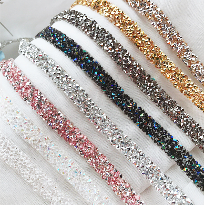 Diamond Band Diy Clothing Code - Crystal Mesh Fabric บทวิจารณ์และราคา