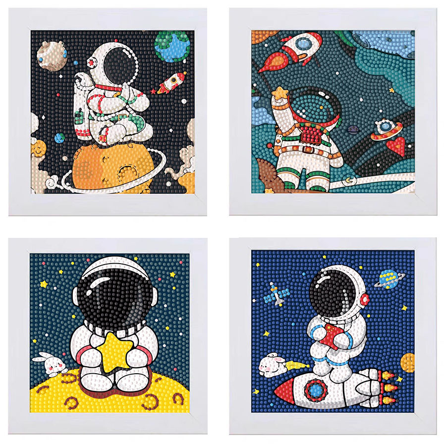 Keeppley astronaut crystal dia - Embroidery Embellishments บทวิจารณ์และราคา