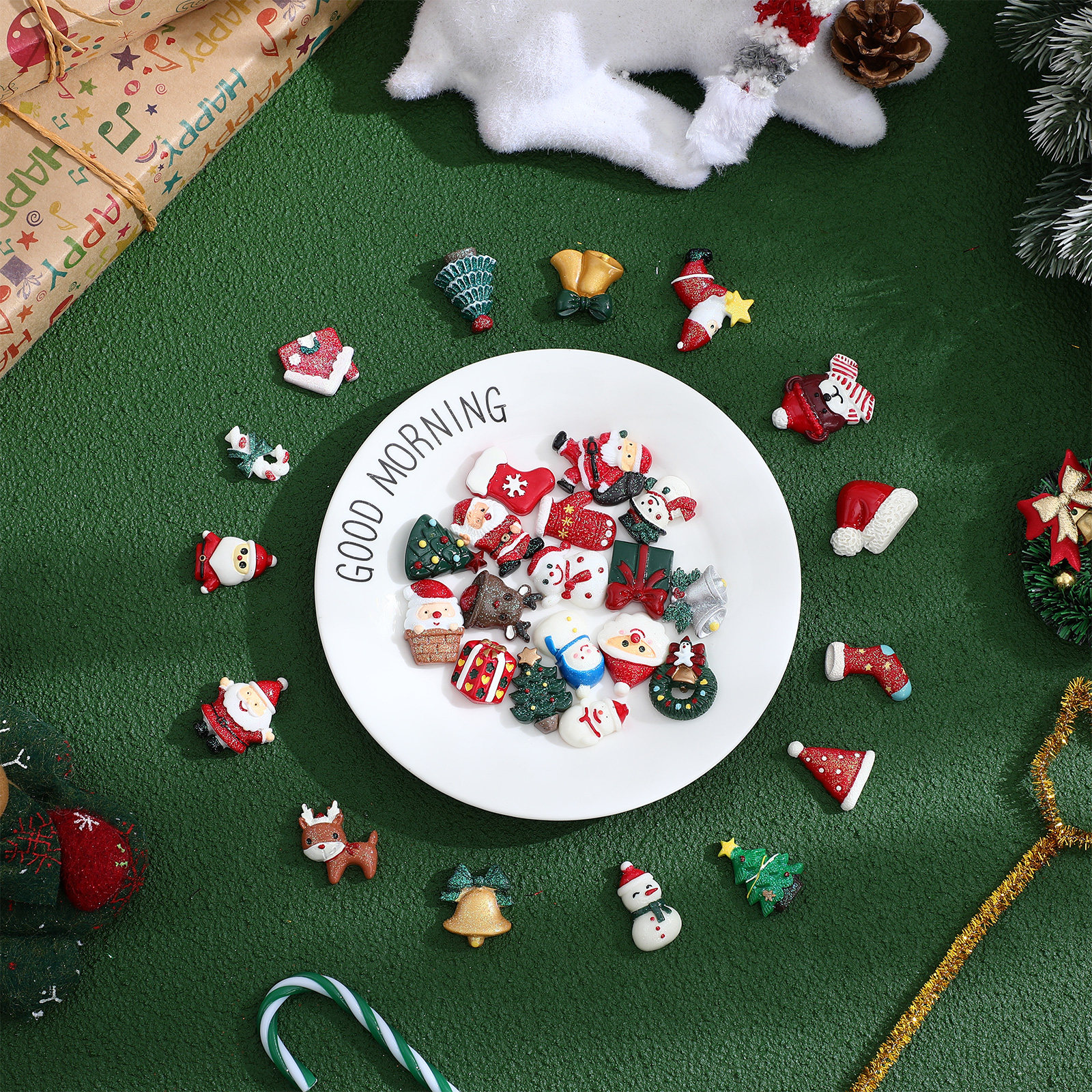 50 PCS Embellishment Christmas - Embellish Craft บทวิจารณ์และราคา