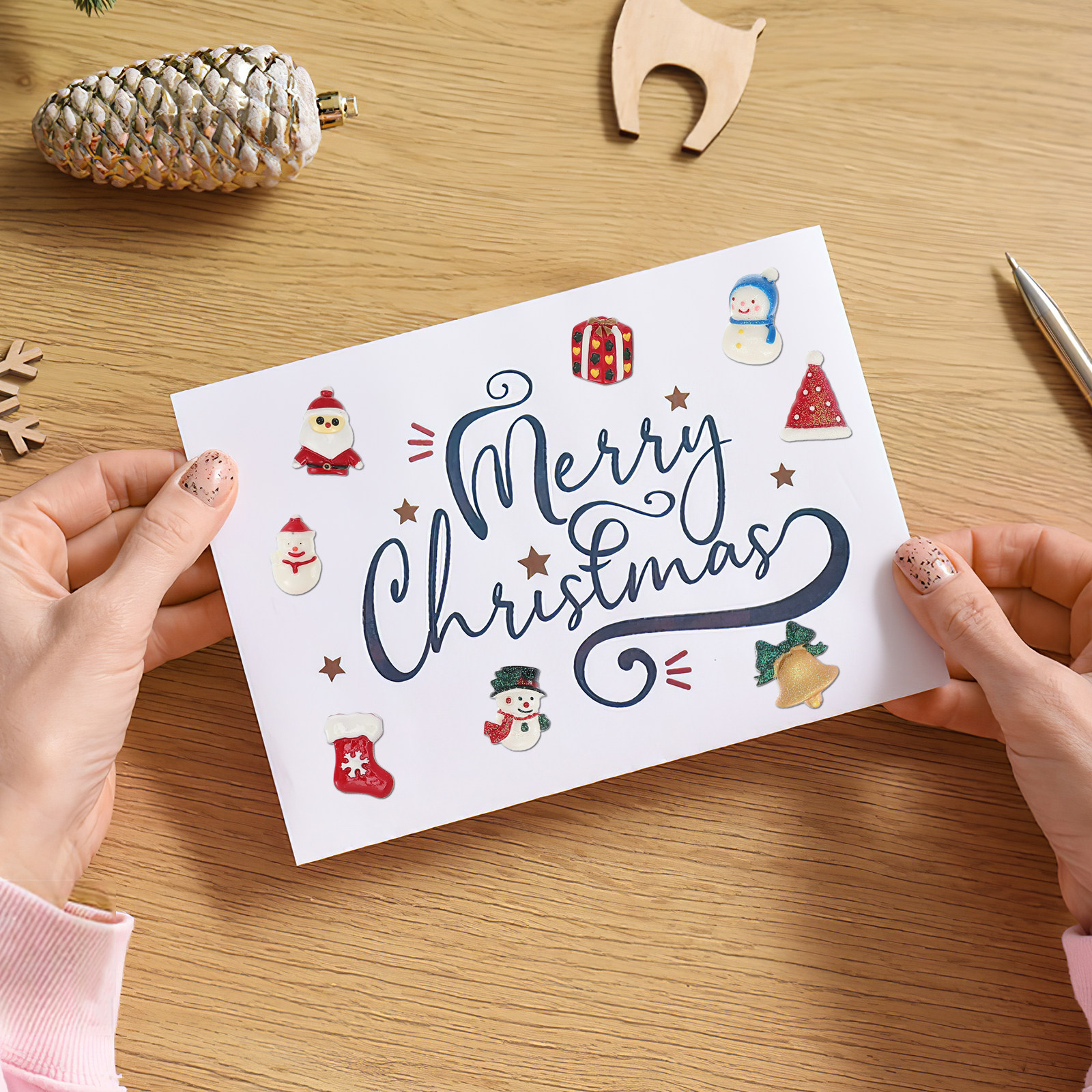 50 PCS Embellishment Christmas - Embellish Craft บทวิจารณ์และราคา