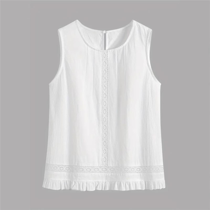 New Women Summer 2Piece Set Wh - Elastic Lace Trim บทวิจารณ์และราคา