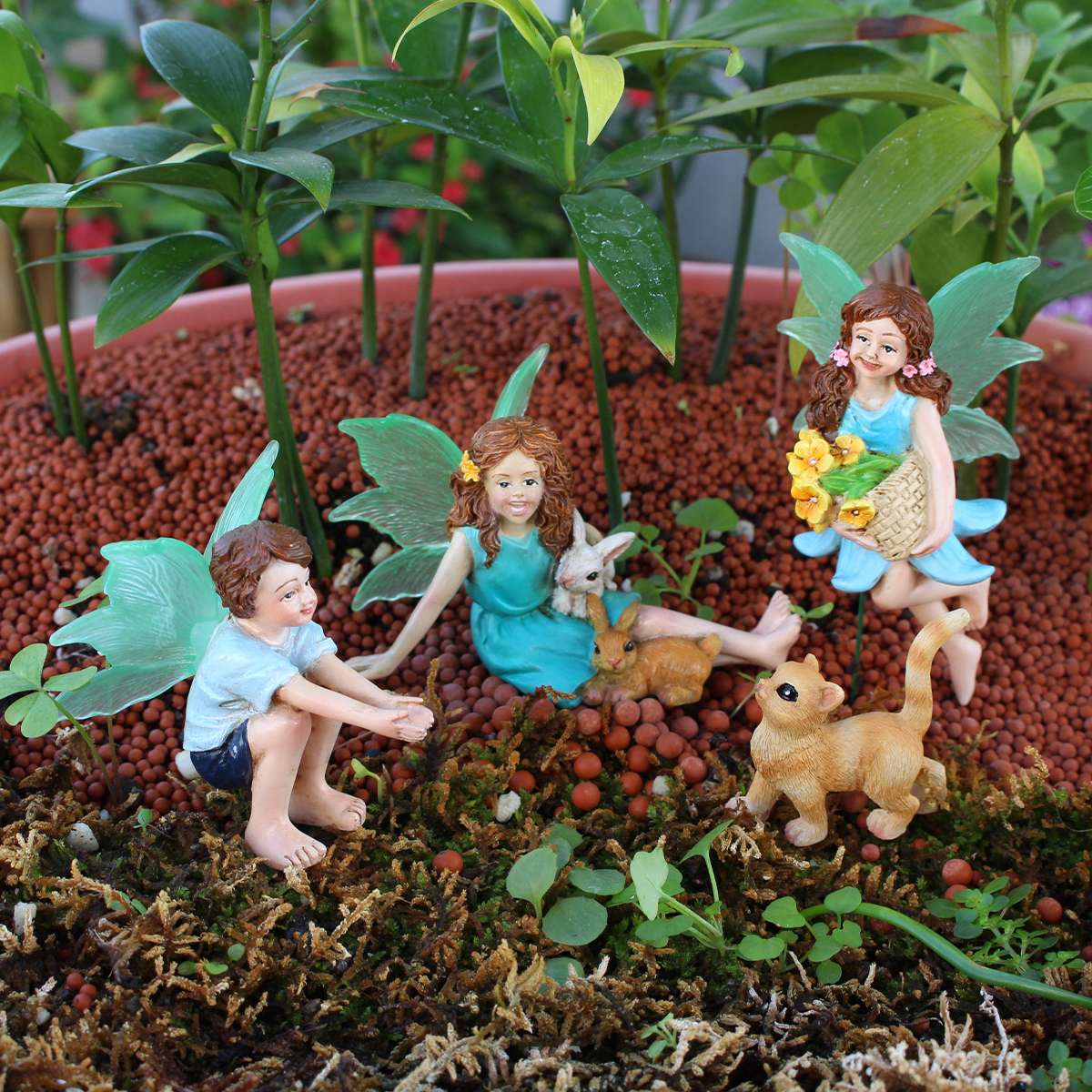4pc Flower Fairy and Animal Pa - Embellishment Crafts บทวิจารณ์และราคา