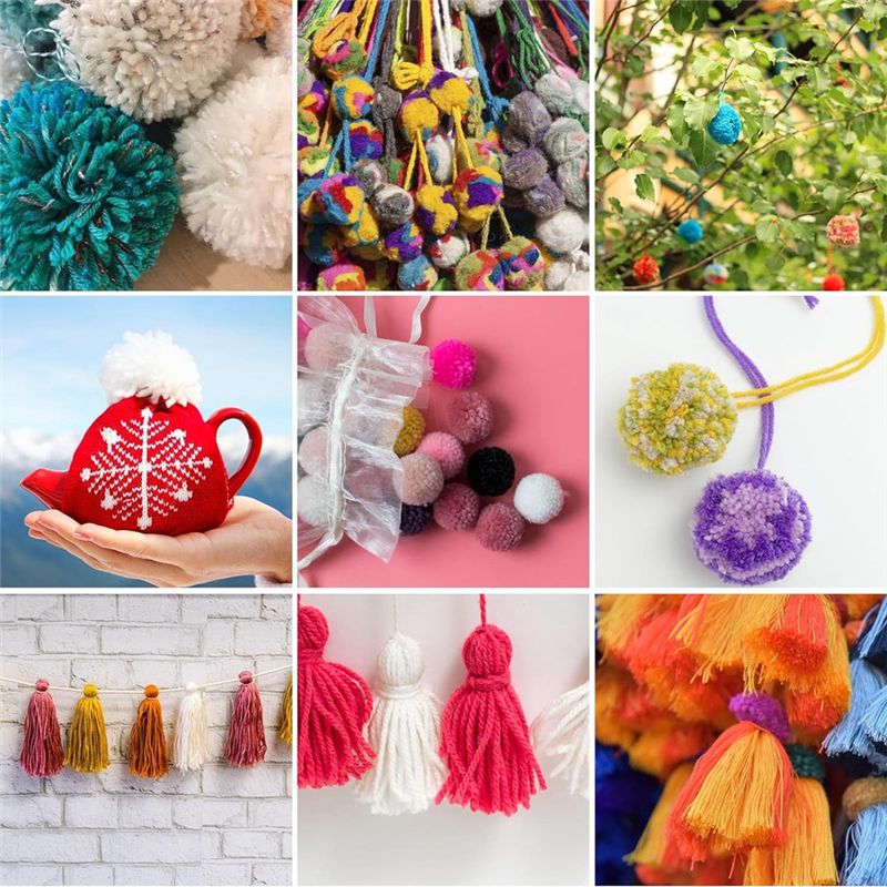 ABNM Pom Makers Set Tool Winde - Pom Pom Maker Tool บทวิจารณ์และราคา