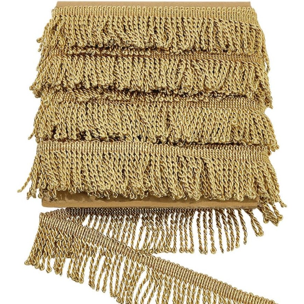 12 Yardsx2.2Inch Fringe Trim C - Tassel Fringe Trim บทวิจารณ์และราคา